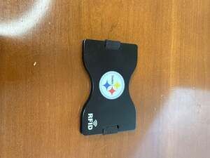 Pittsburgh Steelers NFL RFID Blocking Minimalist Metal Money Clip Wallet